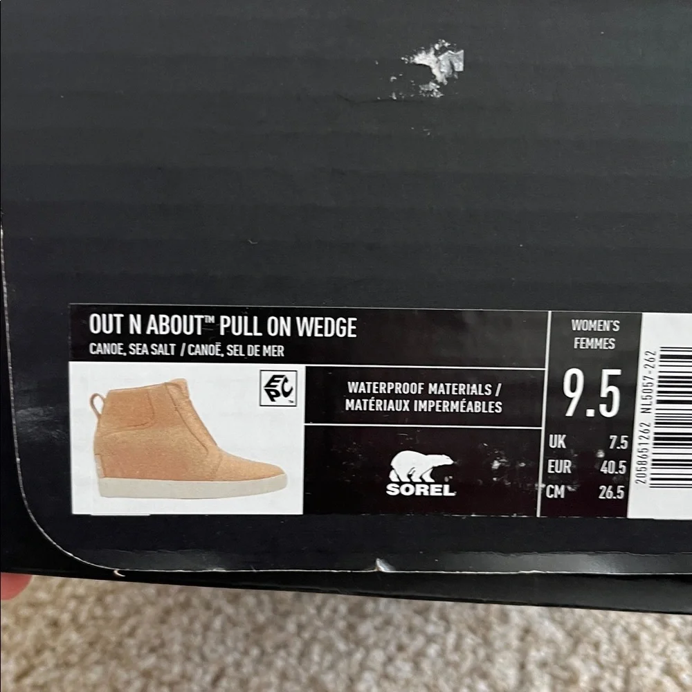 Sorel Out N About Pull On Wedge in Tan